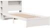 vidaXL Massivholzbett mit Regal ohne Matratze Weiß 75x190 cm Kiefer 3322370 Bild 3