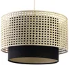 Hängeleuchte Rattan Bild 2