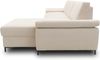 DOMO Collection Capelo FK, Ecksofa mit Armlehnfunktion, Federkern, Microfaser creme, 297 x 160 cm Bild 4