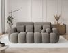 MOEBLO Schlafsofa Elvento, Sitzer Sofa mit Schlaffunktion & Komfortpolsterung – Modernes Schlafsofa mit Bettkasten & Zierkissen, Couch Polstermöbel Sitzmöbel Wohnzimmermöbel 3-Sitzer-Sofa Stoffsofa für Wohnzimmer, B 256 × H 105 × T 119 cm Bild 5