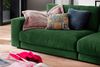 KAWOLA Sofa MADELINE 3-Sitzer Cord smaragd 85 x 127 x 290 cm Bild 4