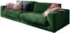 KAWOLA Sofa MADELINE 3-Sitzer Cord smaragd 85 x 127 x 290 cm Bild 3