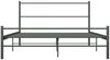 vidaXL Bettgestell Grau Metall 160×200 cm [286495] Bild 3