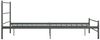 vidaXL Bettgestell Grau Metall 160×200 cm [286495] Bild 4