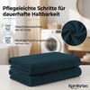 Komfortec Saunatuch 100x200 cm Badetuch aus 100% Baumwolle, Frottee (1-St), extra Große, Schnelltrocknend Bild 3