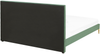 Doppelbett Samtstoff dunkelgrün 160x200 cm LIMOUX Bild 5