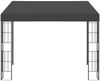 Wand-Pavillon, Gartenpavillon 3x3 m Anthrazit Stoff Bild 2