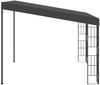 Wand-Pavillon, Gartenpavillon 3x3 m Anthrazit Stoff Bild 3