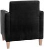 Sessel Karol Bezug Veloursstoff Buche natur / schwarz 22203 Bild 5