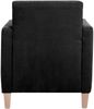 Sessel Karol Bezug Veloursstoff Buche natur / schwarz 22203 Bild 4