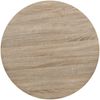 Bistrotisch, Bartisch, Stehtisch MDF und Stahl Rund 80 x 75 cm Eichenoptik Bild 4