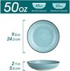vancasso Bonbon Suppenteller Set 6-teilig 1500ml Steingut Pastateller Bild 2