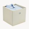 Faltbox 10er-Set 30 x 30 x 28 cm Vliesstoff Beige en. casa Bild 4