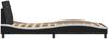 vidaXL Bettgestell "Dover" Schwarz und Weiß 100x200 cm Kunstleder 373143 Bild 5