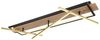 LED Deckenleuchte, Holzoptik, Messing, Dreh-Schwenkbar, 3 Stufen Bild 3