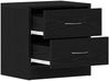 vidaXL Nachttisch Schwarz Eichen-Optik 40x30x40 cm Holzwerkstoff 862004 Bild 5