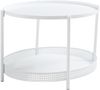 Couchtisch Jäller Metall 66x51x44 cm Weiß [en. casa] Bild 2