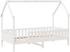 vidaXL Kinderbett Hausbett Weiß 90x200 cm Massivholz Kiefer 850702 Bild 3