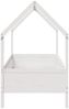 vidaXL Kinderbett Hausbett Weiß 90x200 cm Massivholz Kiefer 850702 Bild 5