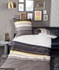 Janine J.D. Mako-Satin Bettwäsche 240x220 Pixel Streifen gelbgold braun 87046-03 Bild 3