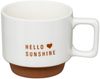 Secret de Gourmet Becher Porzellanbecher HELLO auf Metallständer, 4 x 300 ml, Keramik Bild 4