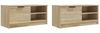 vidaXL TV-Schränke 2 Stk. Sonoma-Eiche 80x35x36,5 cm Holzwerkstoff 811473 Bild 4