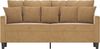 vidaXL 2-Sitzer-Sofa Braun 140 cm Samt 359310 Bild 3