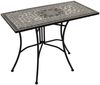 DEGAMO Gartentisch SIENA (1-St), Wandtisch rechteckig 45x90cm, Eisen schwarz, Platte Mosaik grau/weiss Bild 5
