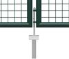 vidaXL Gartentor aus Stahl 500 x 100 cm Grün 144317 Bild 3