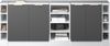 Küchenschrank für Dachschrägen R-Line Anthrazit-Gold 210 cm 5er Set Schrankkorpuss 60 cm Tiefe Vicco Bild 5