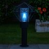 RGB LED Außen Stehlampe, Edelstahl, schwarz, App Steuerung, H 50 cm Bild 2