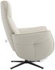 Relaxsessel Swivel Chair / 020.002046, Leder, Grau, 81 x 117 x 87 cm Bild 3