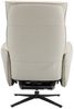 Relaxsessel Swivel Chair / 020.002046, Leder, Grau, 81 x 117 x 87 cm Bild 5
