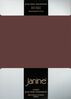 Janine Design Spannbettlaken - 100x200 cm - dunkelbraun Bild 4