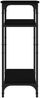 vidaXL Beistelltisch Schwarz 40x30x75 cm Holzwerkstoff 825797 Bild 5