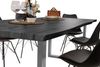 Esstisch Baumkante Holz-Optik Grau 240 x 100 U-Gestell silber JOSY 173832091 Bild 3
