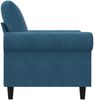 vidaXL Sessel Blau 60 cm Samt 359518 Bild 5