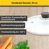Universaldeckel 20 cm mit Kunststoffknopf / Glasdeckel / Universal - Deckel / Pfannendeckel / Topfdeckel Bild 3