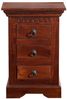 Nachttisch Akazie 40x38x59 nougat lackiert OXFORD #502 Bild 1