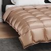 vidaXL Winterbettdecke Gold 220 x 240 cm Satin und Mikrofaser 42025845 Bild 4