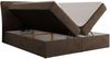Boxspringbett DAGOS 140 x 200 cm mit Kopfteil, Lattenrost und Stauraum – Doppelbett mit Matratze & Topper Visco , stabile Konstruktion, Bettkasten, modernes Design - Braun Velvet - H4 Bild 4