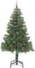 vidaXL Weihnachtsbaum mit 300 LEDs mit Ständer Grün 210 cm PVC 3396389 Bild 4