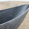 Macosa Home Pflanzschale Pflanzschale Schiff schwarz mamoriert Oval 39 cm Kunststoff (Übertopf Blumentopf, 1 St, Pflanzen-Topf Deko-Schale), Blumenschale Pflanzgefäß Blumentopf Jardniere Bild 3