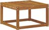 vidaXL Outdoor-Fußhocker Massivholz Akazie Natur 59 x 59 x 37 cm 900448 Bild 5
