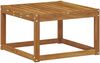 vidaXL Outdoor-Fußhocker Massivholz Akazie Natur 59 x 59 x 37 cm 900448 Bild 2