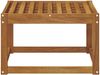vidaXL Outdoor-Fußhocker Massivholz Akazie Natur 59 x 59 x 37 cm 900448 Bild 3
