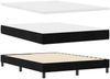 vidaXL Boxspringbett mit Kopfteil Schwarz 190 x 140 cm Samt 3341518 Bild 4