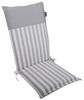 LILENO HOME Hochlehnerauflage Gartenstuhl Auflage, bequeme Sitzauflage für Gartenmöbel, Stuhlkissen, (1 St, 1er Set), Polsterauflage Streifen Hellgrau, Sitzpolster für Klappstühle Bild 4
