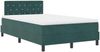 vidaXL Boxspringbett mit Matratze Dunkelgrün 120 x 200 cm Samt 3339101 Bild 4