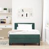 vidaXL Boxspringbett mit Matratze Dunkelgrün 120 x 200 cm Samt 3339101 Bild 3
